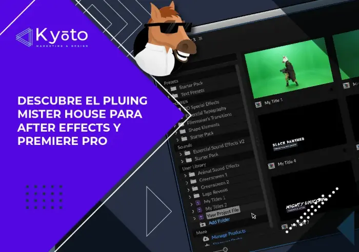 Descubre el Pluing Mister Horse para After Effects y Premiere Pro